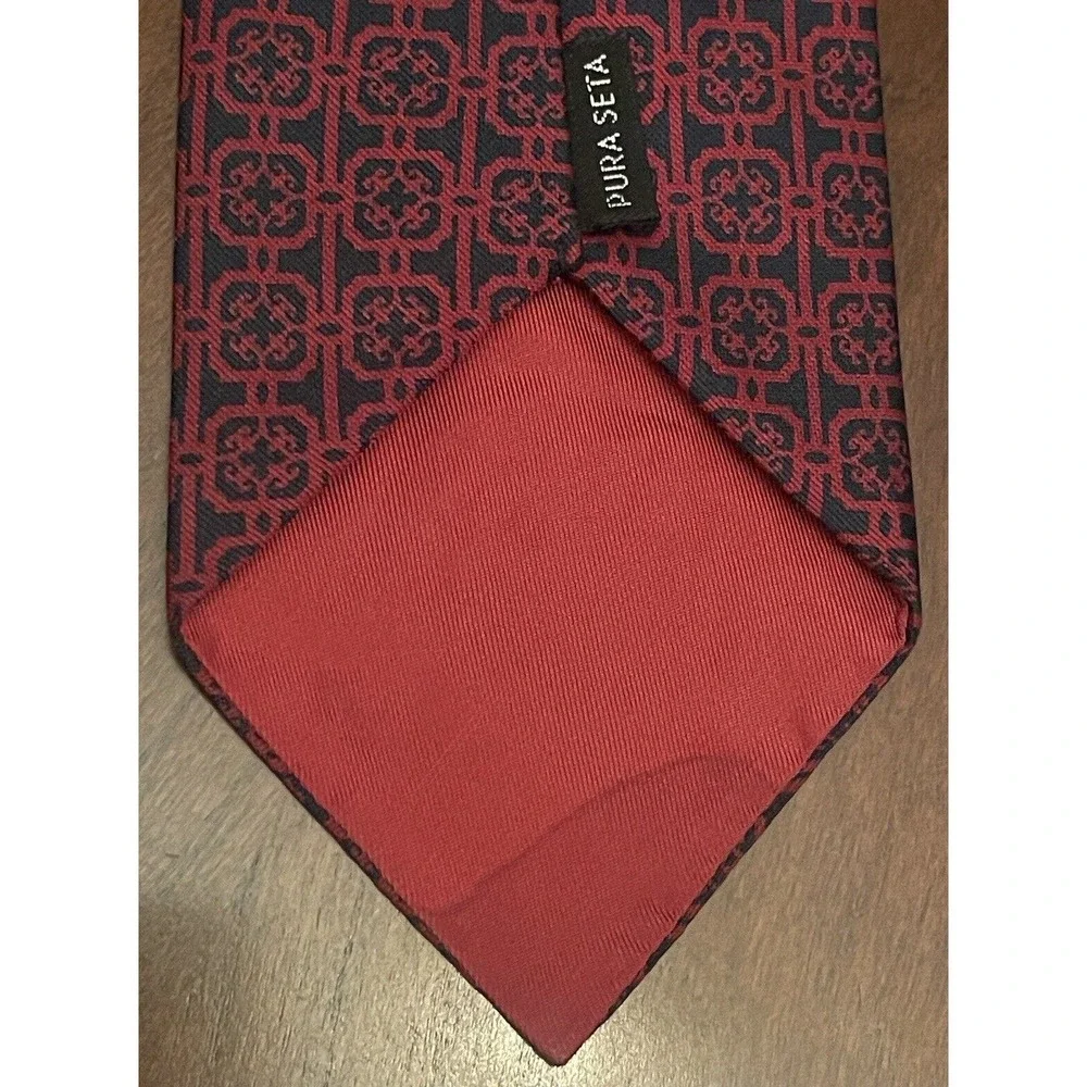 Galerias Preciados 100% Silk Men’s Neck Tie - Picture 2 of 9